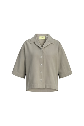 Jack & Jones Kadin Nakis Detayli Resort Yaka Gömlek - Global - 12301042 Vetiver
