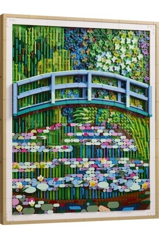 LEGO® Art Claude Monet – Nilüfer Gölü Üzerinde Köprü 31220 - Yetişkinler için Empresyonist Tablo Yapım Seti (3179 Parça)