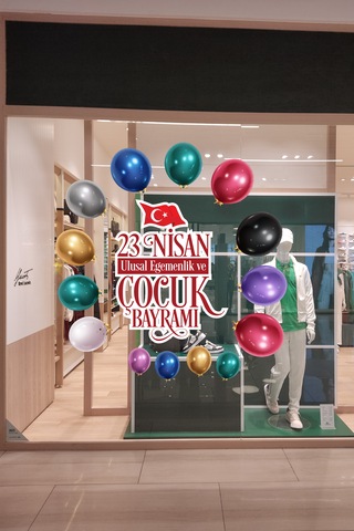Crevidi 23 Nisan Çocuk Bayramı Duvar Ve Vitrin Süsü Renkli