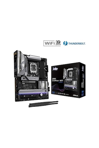 Asrock Z890 Livemixer Wifi Atx Anakart Intel Lga1851, Ddr5, Gen5 M.2 Ssd, 8k 60hz Hdmı, Wifi 7 Anakart