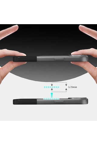 Apple Uyumlu iPhone 13 Kılıf M-safe Şarj Özellikli Mıknatıslı Redclick Duble Kapak