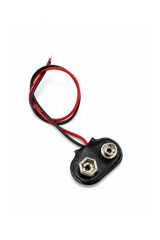 Pil Soketi 9v Pil Başlığı Bağlantı Kablosu Jack Battery Connector 50 Adet