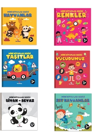 0-2 Yaş Bebek Gelişim - İlk Kitabım Serisi 0-24 Ay Bebek Kitapları 6 Kitap Kutulu Set