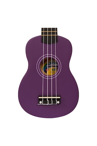 Vintage Laka Rainbow Soprano Ukulele - Violet