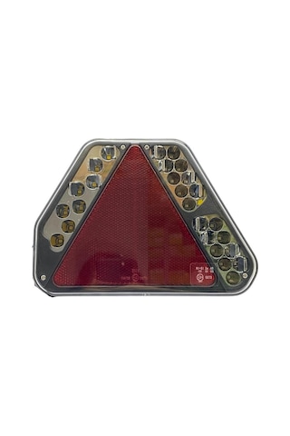 12v Stop Lambası Üçgenli Ledli Fren-park-sinyal-geri Vites 200 145 40 Mm Sağ E9