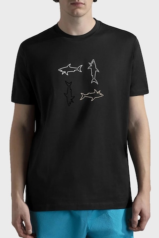 Paul & Shark Erkek T Shirt 24411088 011 Siyah SIYAH Siyah
