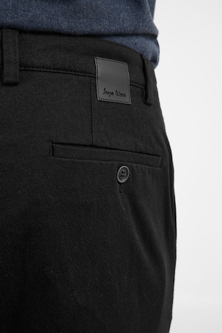 İmza Siyah Yan Cep Düz Paça Pamuklu Comfort Fit Chino Casual Pantolon 1003255159 Siyah