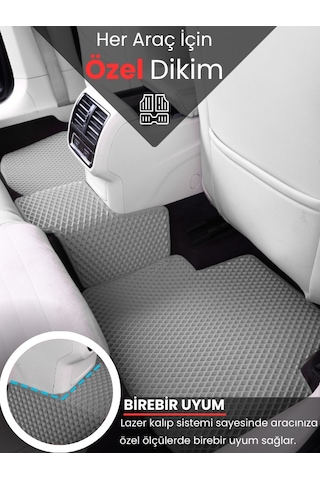 Volvo Xc70 2007-2016 Uyumlu Eva Paspas Tam Set Oto Paspas,araca Özel,tam Koruma,kolay Montaj 392