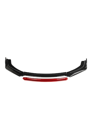 Seat Leon Ön Tampon Altı Lip 4 Parça 2013-2019 (Kırmızı)