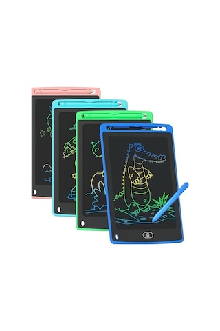 Trendooze Genel Kullanım Siyah Lcd Yazı Tableti Çocuk Çizim Yazı Eğitici Kız Erkek Hediye Oyun Tableti Siyah