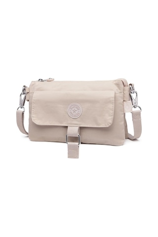 Smart Bags 1147 Krınkle Kumaş Postacı Çantası (Bej) Bej