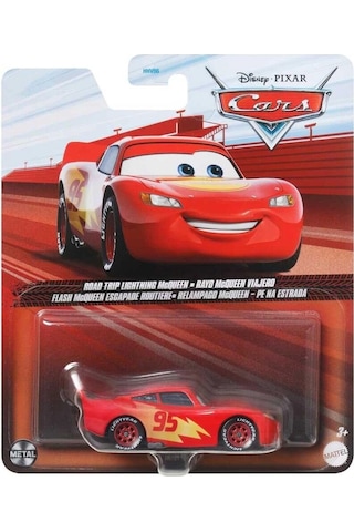 Disney Cars 1/64 Road Trip Lightning Mcqueen
