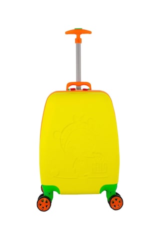 Wexta Wx-410 Disney Serisi Sarı Kız Çocuk Çocuk Valizi Sarı
