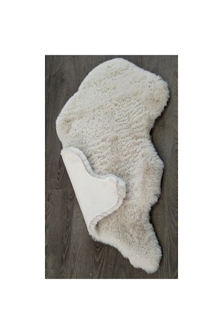 Post Halı 90 Cm / 60 Cm Açık Krem