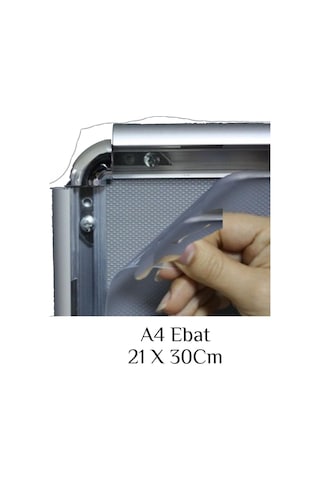 Gen-of A4 Alüminyum Rondo Çerçeve 21x30