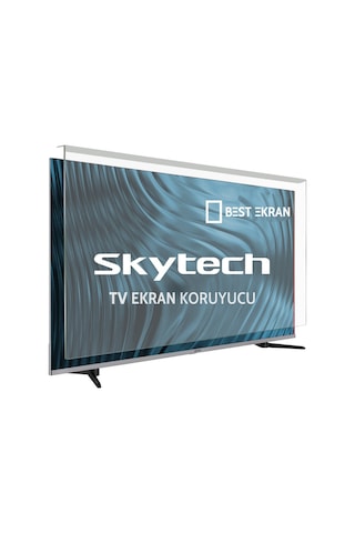 Skytech 50" İnç 126 Ekran Kırılmaz Şeffaf Televizyon Tv Ekran Koruyucu