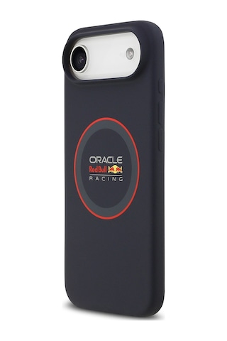 Apple Uyumlu iPhone 17 Air Kılıf Redbull Lisanslı M-safeli Kırmızı Halka Ve Logo Silikon Kapak Lacivert Lacivert