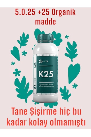 Agroege K -25 Sıvı Potasyum 1 LT