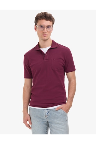 Pierre Cardin Erkek Bordo Tişört Basic 50321144-vr014