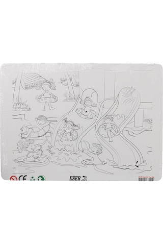 36 Parça Çocuk Puzzle + Boyama Güneş