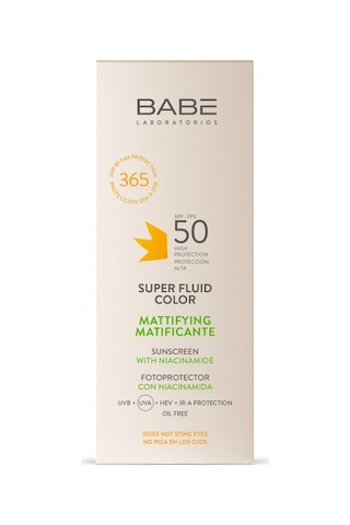 Babe Sunscreen Mattifying Super Fluid Color - Matlaştırıcı Renkli Güneş Kremi