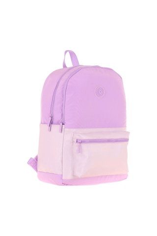 Kaukko Cube Üç Bölmeli Kız Çocuk Mor Okul Çantası - K1821 Mor