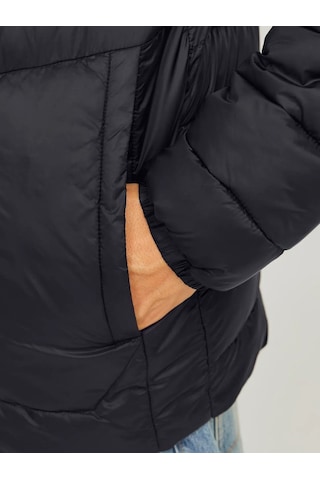 Jack & Jones Erkek Kapüşonlu Şişme Mont - 12258441 Gri