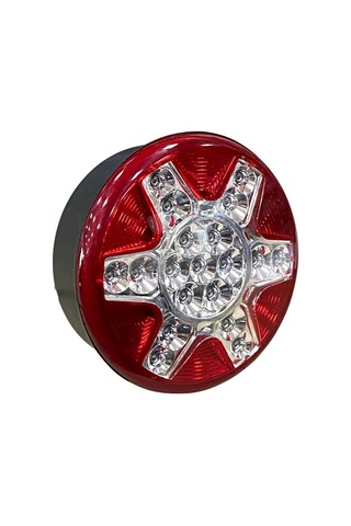 12v Geri Vites Lambası Ledli Yuvarlak 122 Mm Güleryüz Cobra-mıtsubıshı-otokar-temsa