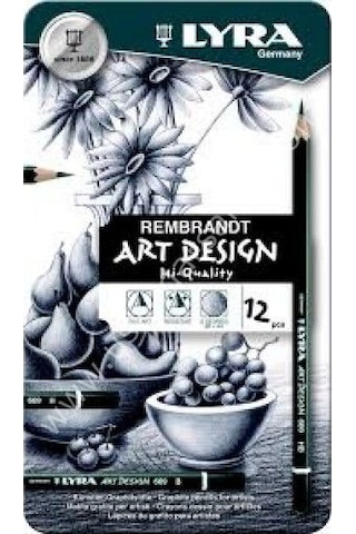 Lyra Rembrant Art Design Karakalem Seti 12'li Art No 1111120