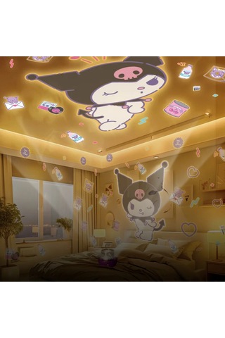 Uzaktan Kumanda Dönen Müzik Kutusu Atmosfer Projeksiyon Lambası