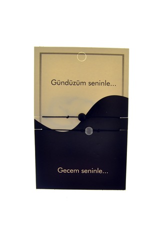 X-lady Accessories Altın Renk Gündüz Gece Arkadaş Şans Bilekliği - 2689 Çok Renkli