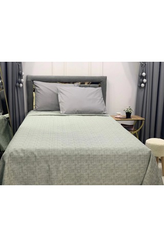 Nivemeshome Yeşil 160x230 Tek Pike Örtüsü Tek Kişilik Yeşil