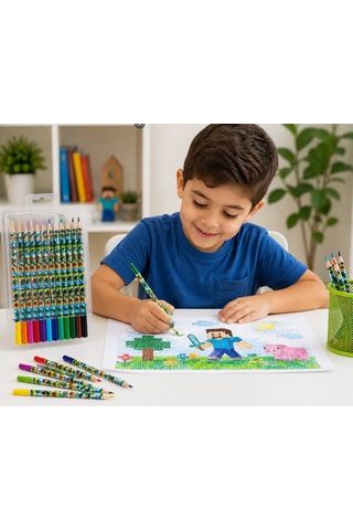 Fatih Kuru Boya Mcraft 12 Çantalı Çok Renkli