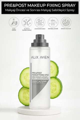 Alix Avien Pre&Post Makeup Fixing Makyaj Öncesi Ve Sonrası Makyaj Sabitleyici Sprey 110 ML