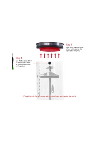 Sointeresting V12 V10 Slim Elektrikli Süpürge Toz Haznesi Üst Sabit Sızdırmazlık Halkası Yedek Toz Kovası Filtre Temizleyici Çöp Kutusu