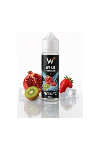 Arctic Fox - Premium Aroma 30 Ml- Nar, Çilek, Kivi, Buz - Likit Tatlandırıcı
