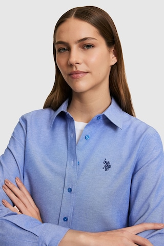 U.s. Polo Assn. Kadın Saks Gömlek Basic 50324791-vr045 Sax