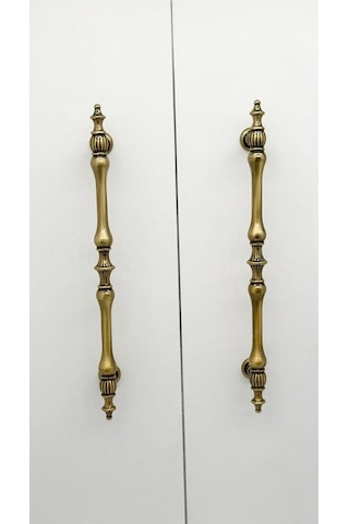 Şehzade Antik Sarı Mobilya Dolap Mutfak Çekmece Kulpu 160 Mm 16 Cm 2 Adet