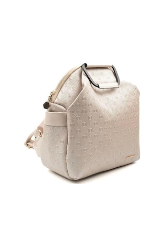 Silver Polo Sp771 Kadın Sırt Çantası Logolu Bej-s.bej