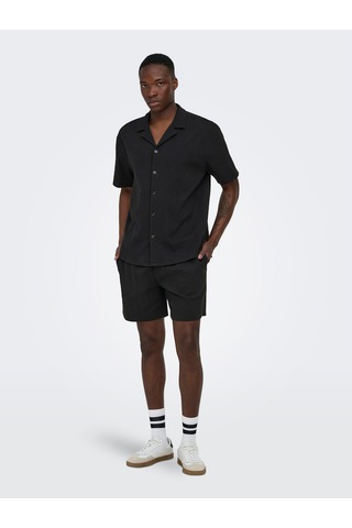 Only & Sons Eddie Erkek Siyah Şort 22037537-b