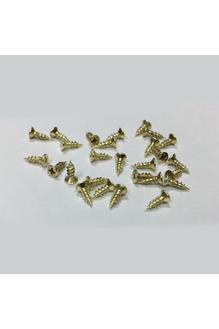 100 Adet 6,5 mm Mini Hobi Vidası Sarı