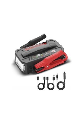 Lokithor J403hd 12v 10.000amp Li-polimer Akıllı Akü Takviye + Powerbank + Led Lamba