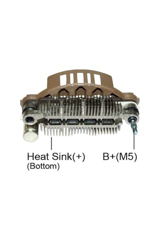 Diyot Tablası Tarak Mıtsubıshı Tipi 100 Mm 8 Diyot İkaz Diyotlu Mazda 323/626