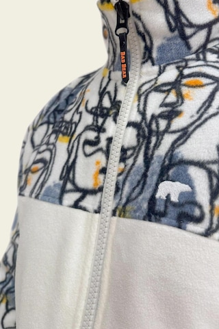 Bad Bear Erkek Polar Face Full Zıp Polar 25.02.12.038 Beyaz