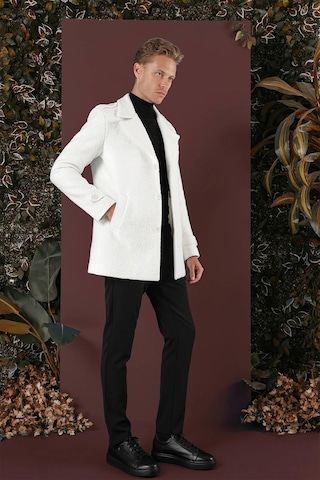 Efor Ka 078 Slim Fit Ekru Spor Kaban Ekru