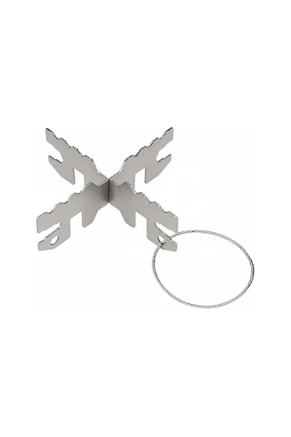 Reedark Lixada Titanyum Alkollü Ofis Ayakçısı - Ta6216-1, Kamping/fişiç İçin Hafif Ve Kompakt Altyapı 20g Gümüş