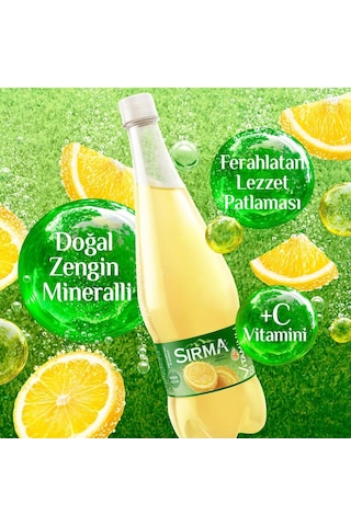Sırma C Vitaminli Limon Aromalı Doğal Maden Suyu 1 Lt X 6 Adet