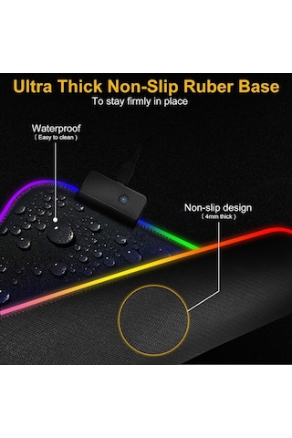 Unico Rgb Led Işıklı Gaming Mouse Pad 80X 30Cm Mp-0778
