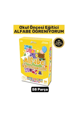 Preschool Eğitici Öğretici Zeka Dil Geliştirici Okul Öncesi Eğlenceli Puzzle-alfabe Öğreniyorum