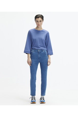Yargıcı Sırt Detayli Sweatshirt Lacivert